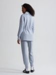 Varley Freya Long Sweat in Mid Blue Marl, Color: Mid Blue Marl, Size: XXS