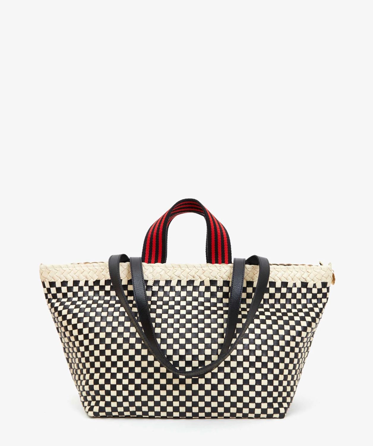 Clare V Bateau Checked Tote Bag