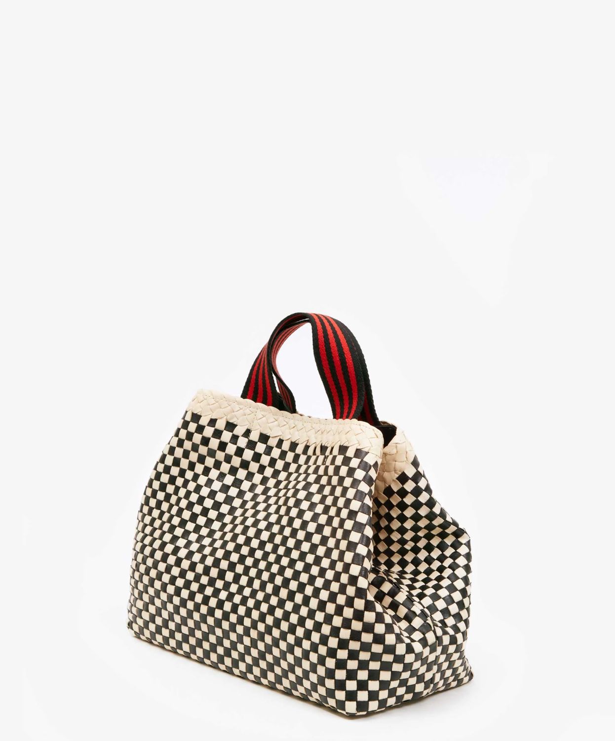 Clare V Bateau Checked Tote Bag