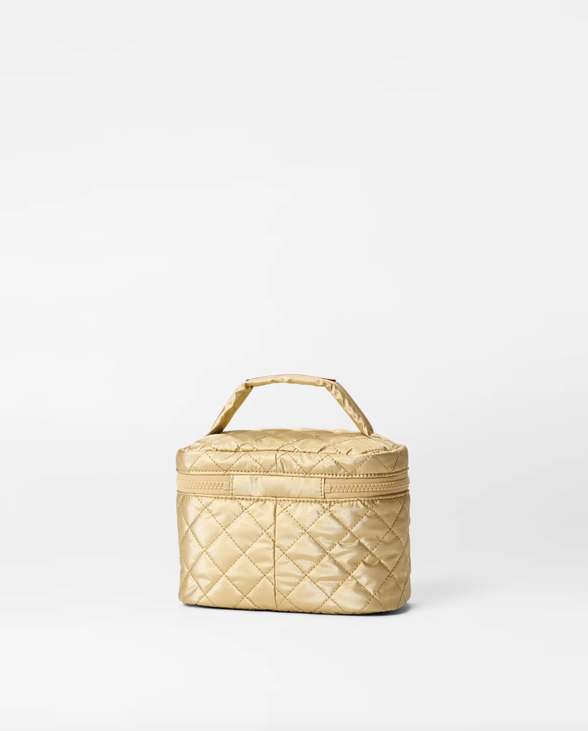 MZ Wallace Mini Vanity Case in Light Gold Pearl Metallic