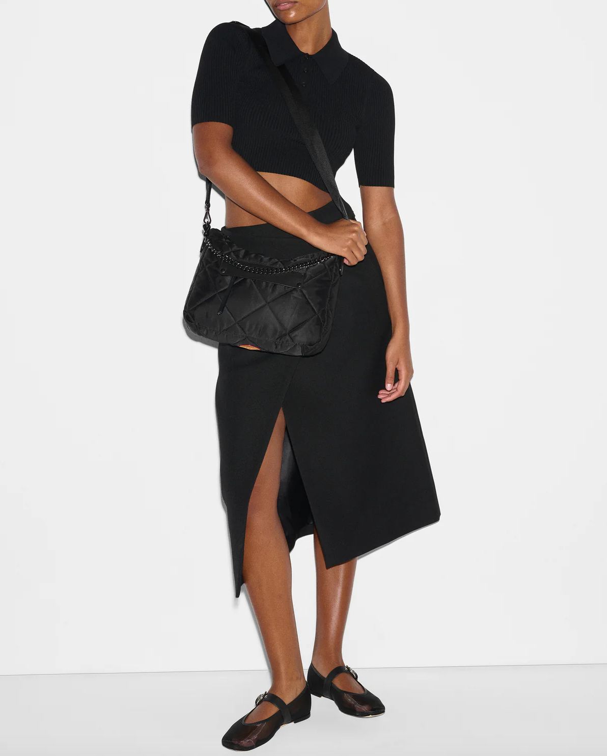MZ Wallace Madison Uptown Crossbody in Black