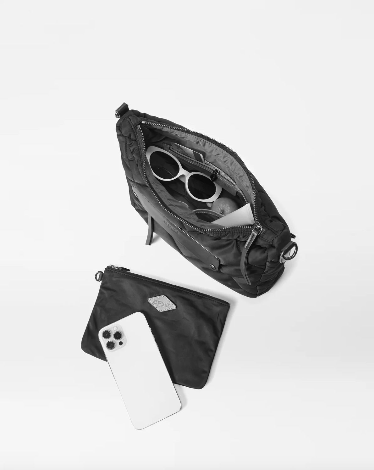 MZ Wallace Madison Uptown Crossbody in Black