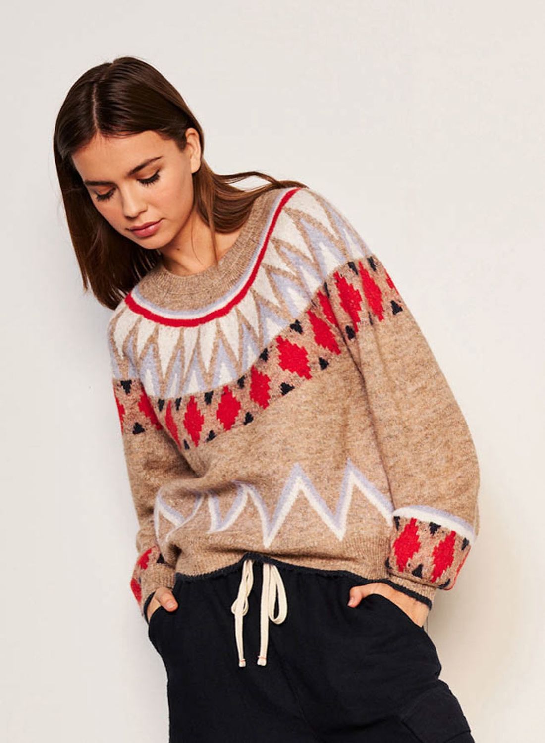 Sundry Fair Isle Sweater