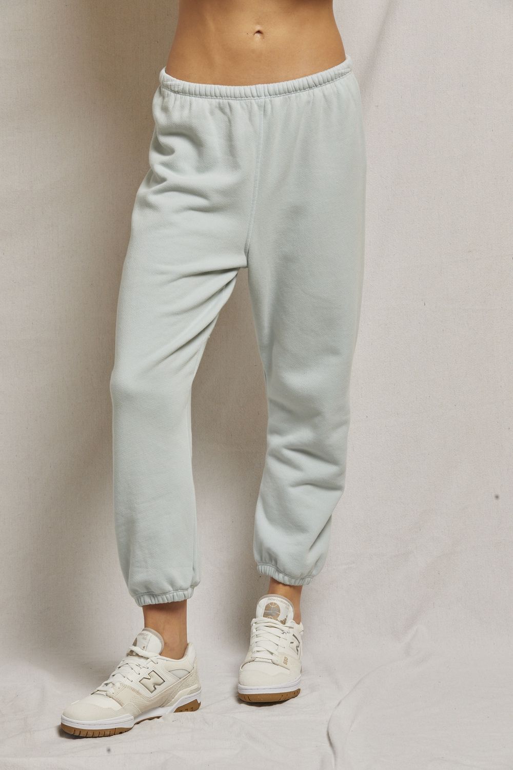 Perfect White Tee Stevie Sweatpant in Fresh Mint