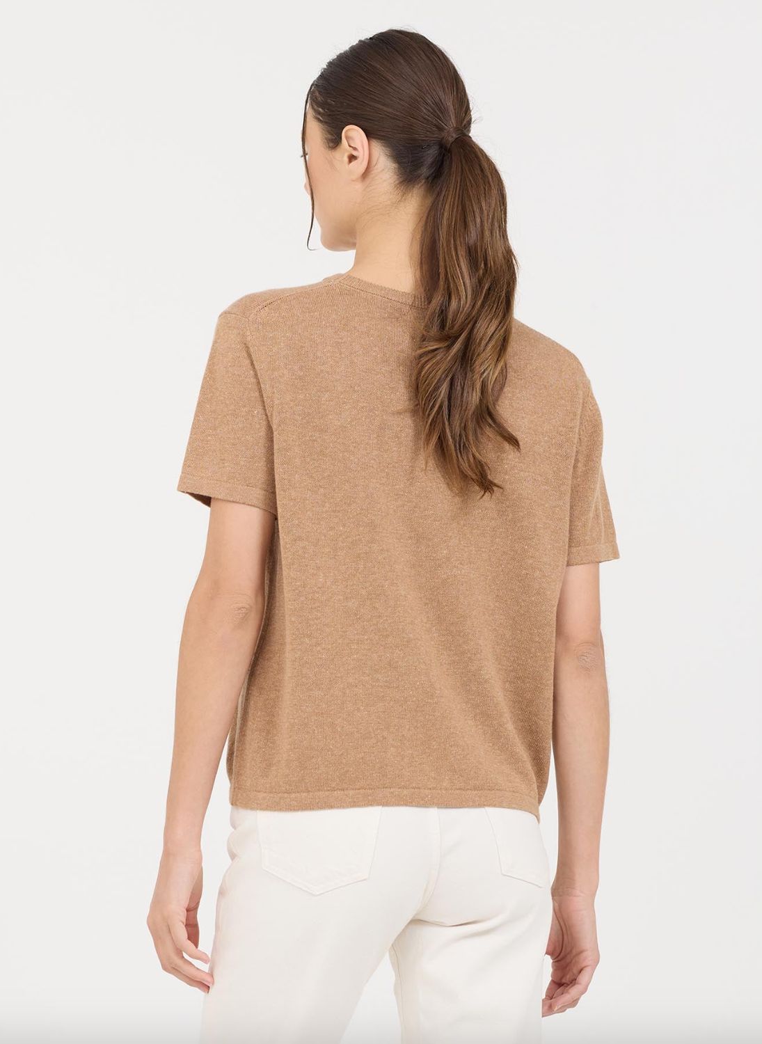 One Grey Day Polina Tee in Fawn
