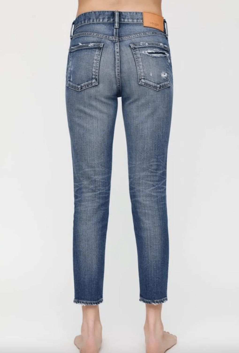 Moussy Sundance Skinny Jean in Dark Blue