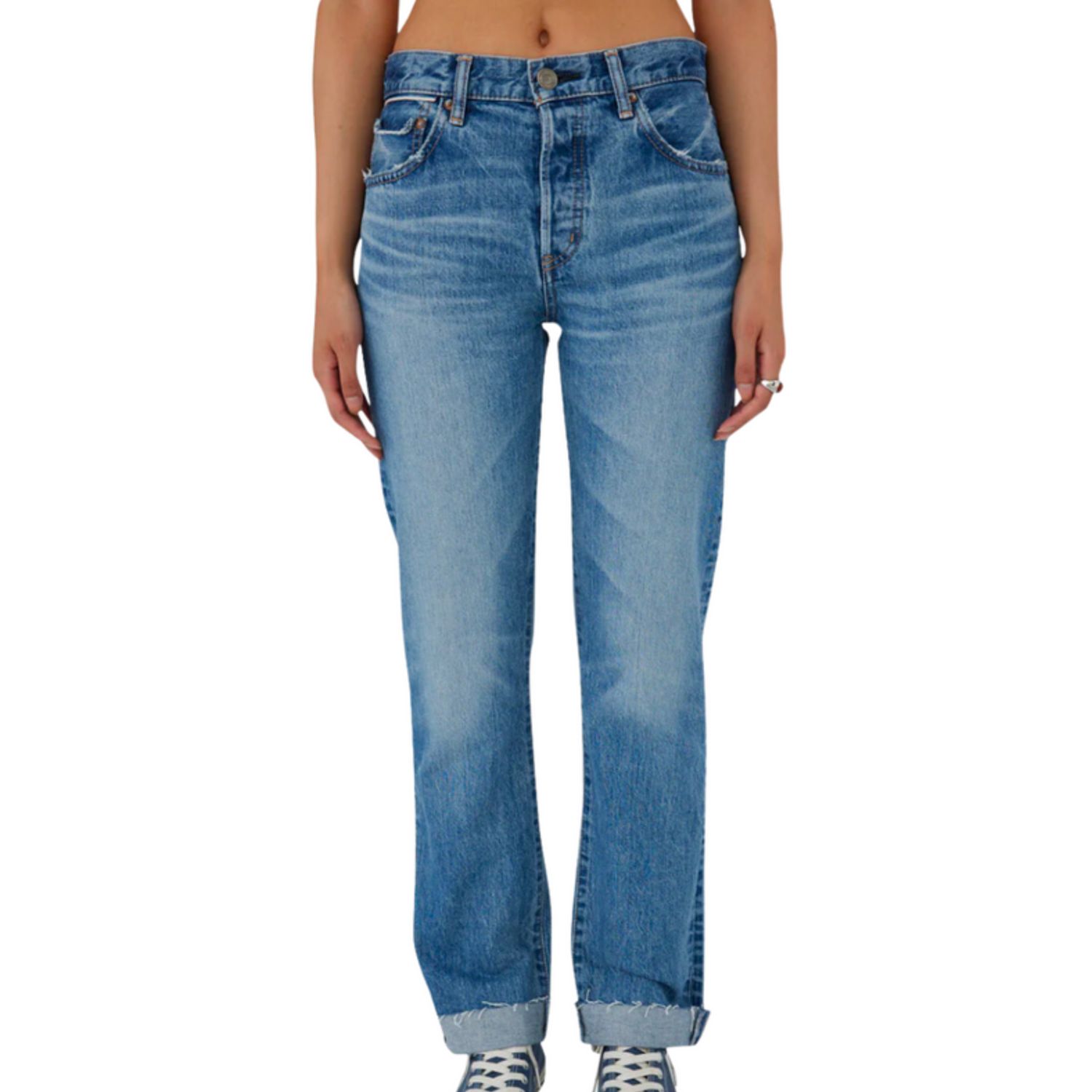 Moussy Seagraves Straight Leg Jean