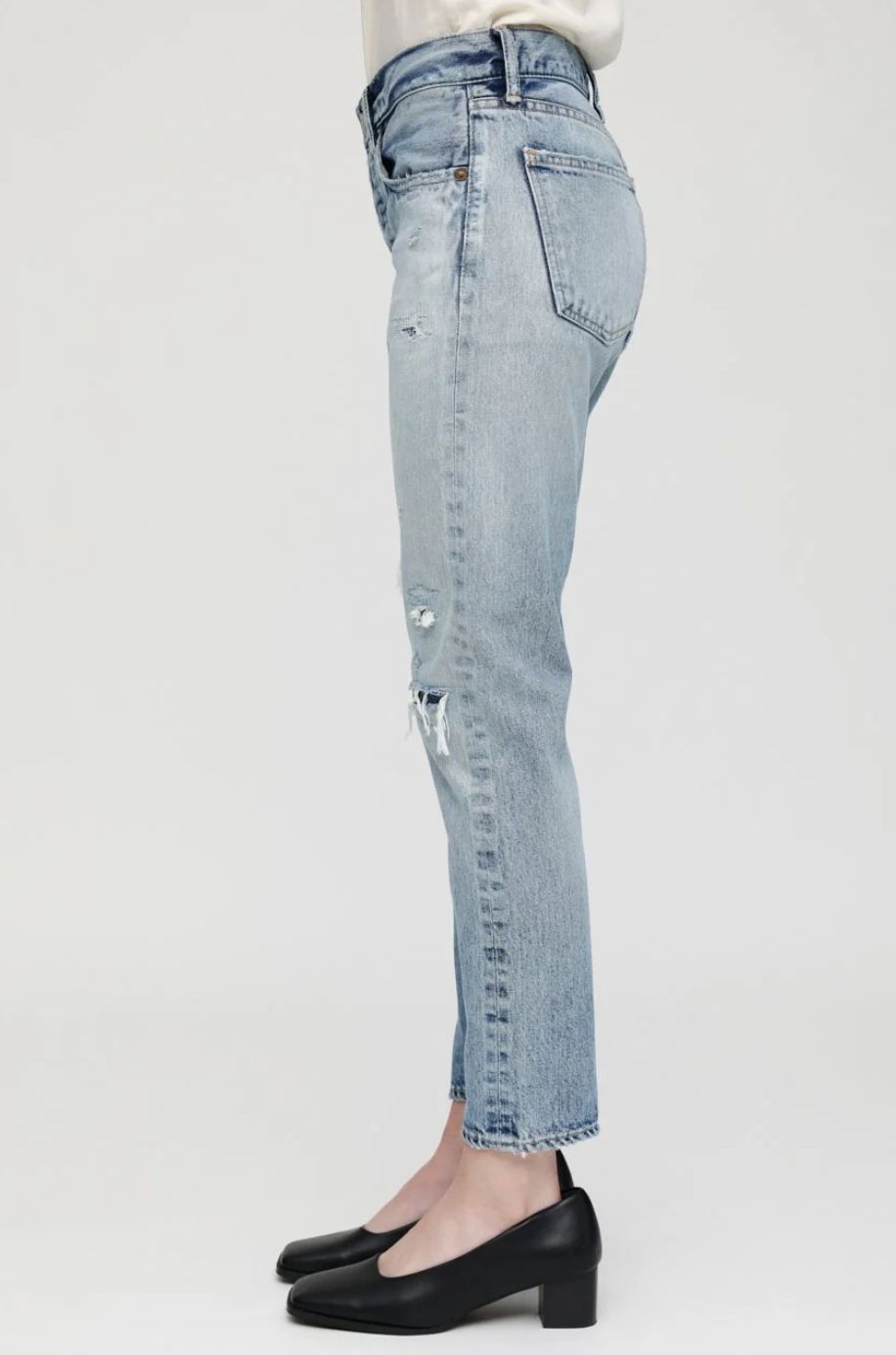 Moussy Chess Park Tapered Jean
