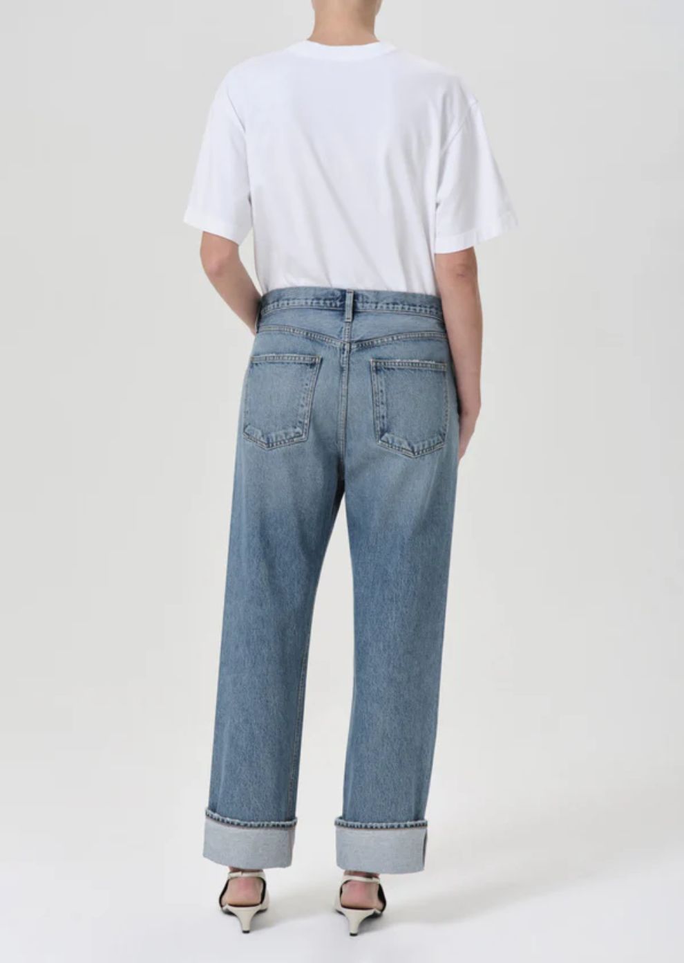 AGolde Fran Low Slung Jean in Invention