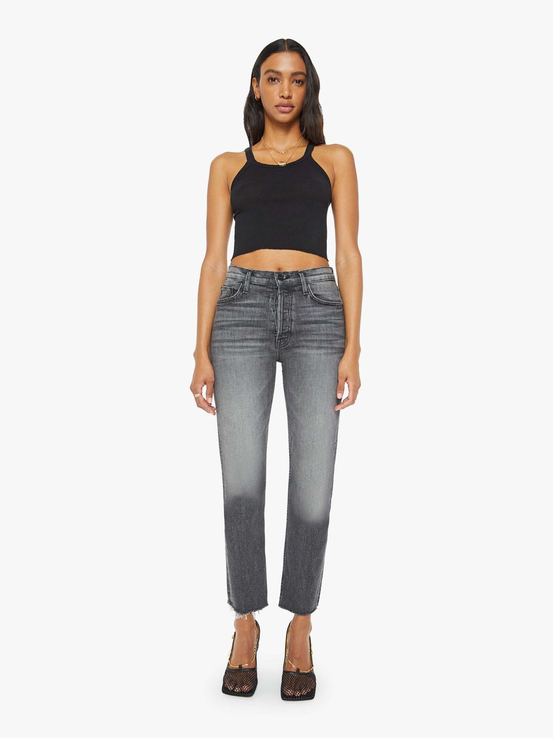 Mother The Tomcat Ankle Fray Jean in Wanted!