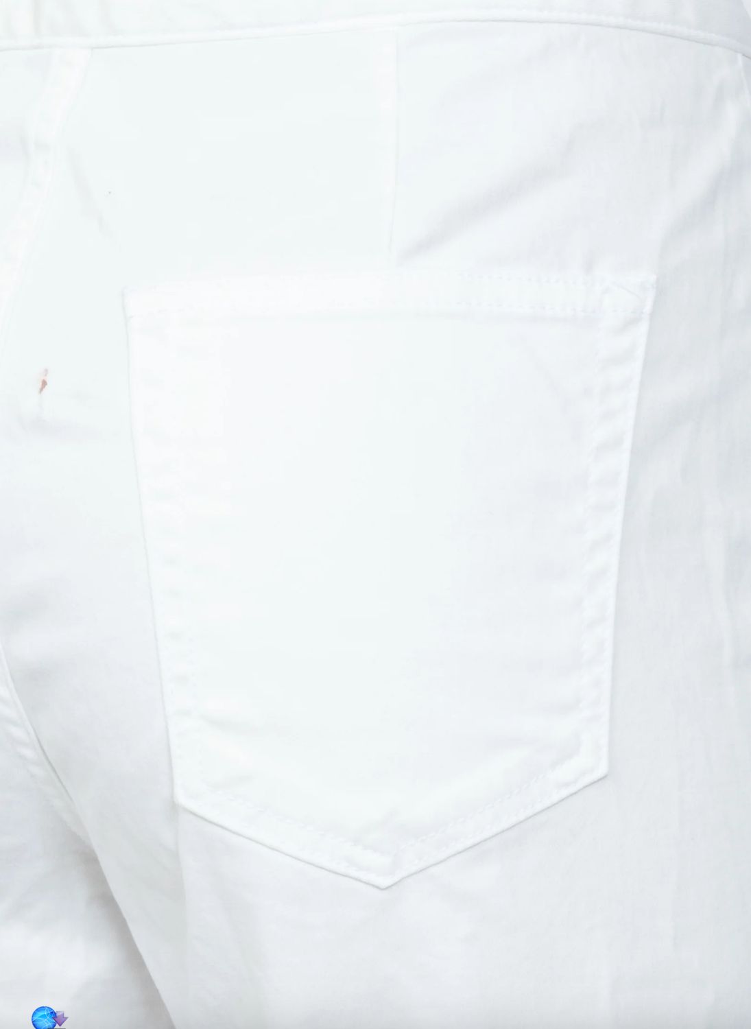 ASKK NY Cropped Brighton Twill  in Ivory