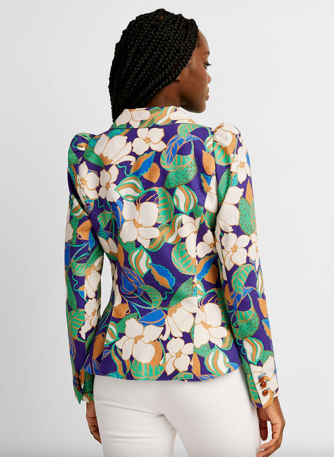 Smythe Pouf Sleeve Floral Jacket