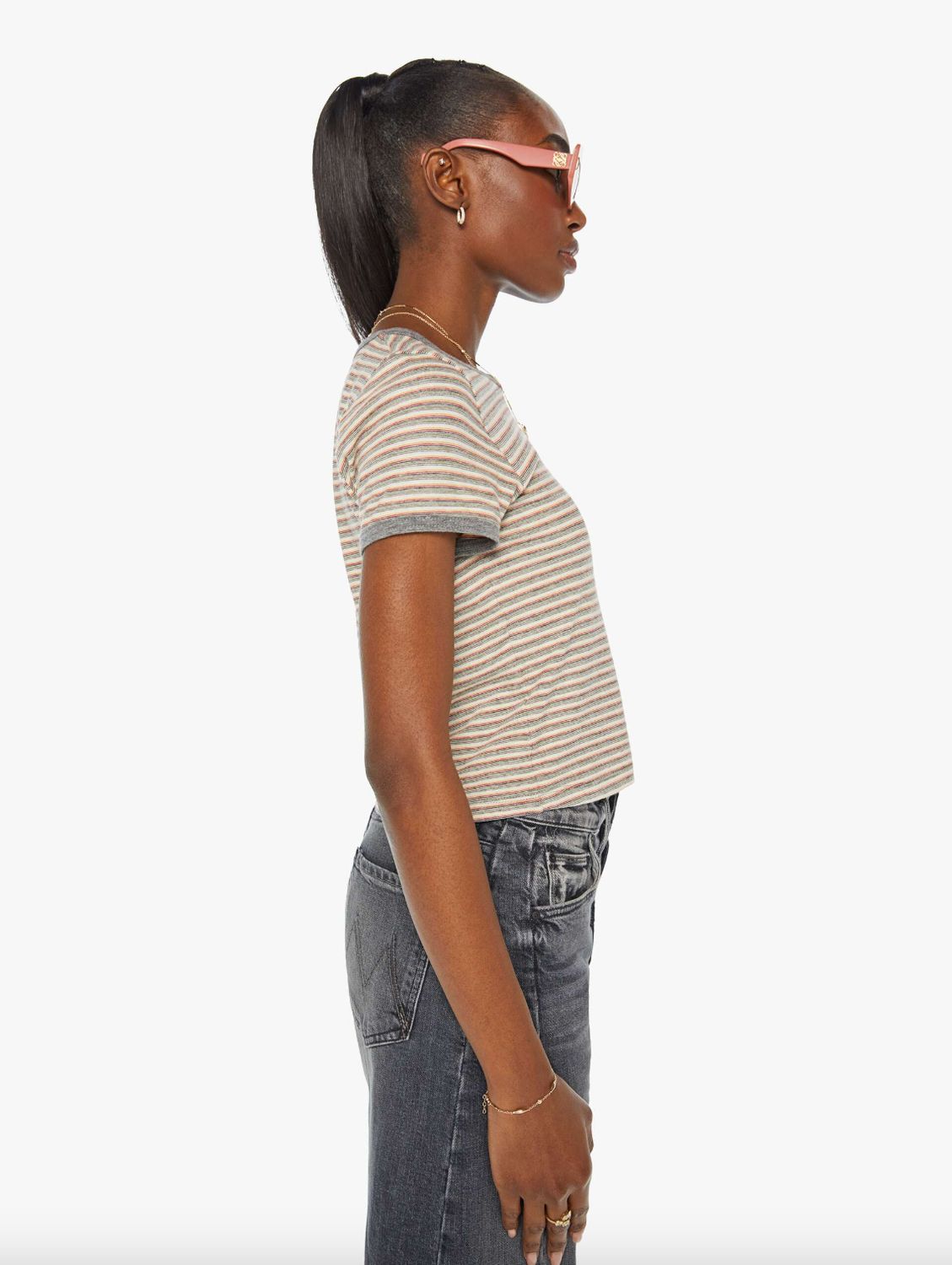 Mother Itty Bitty Ringer Tee