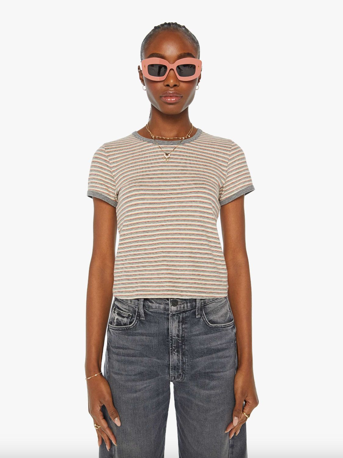 Mother Itty Bitty Ringer Tee