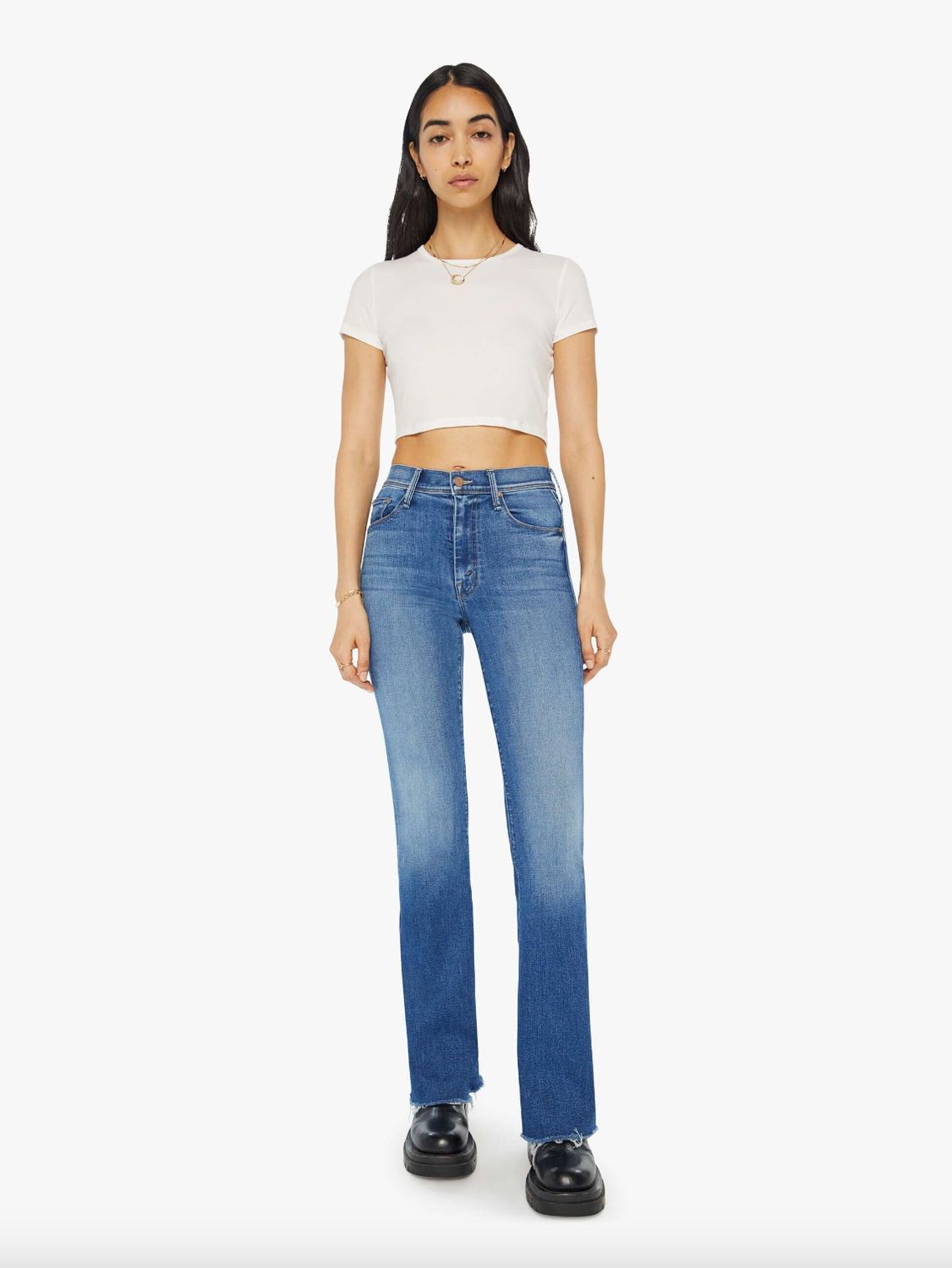 Mother Cruiser Sneak Fray Jean in Hike, Hike Baby