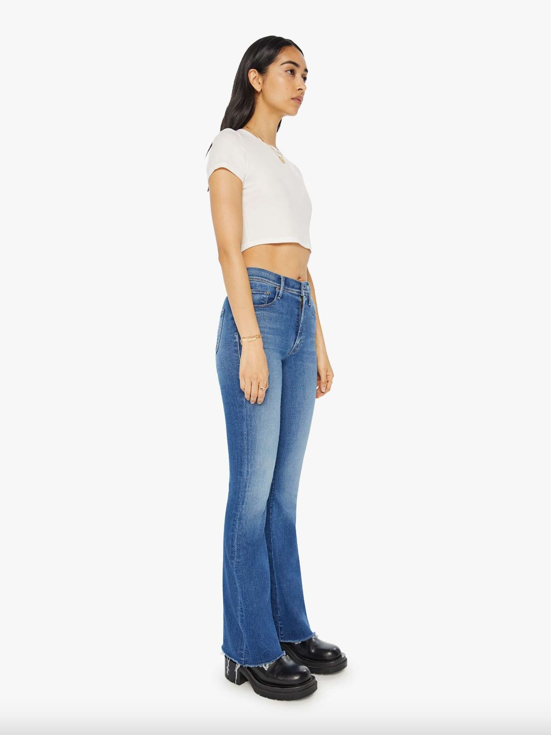 Mother Cruiser Sneak Fray Jean in Hike, Hike Baby
