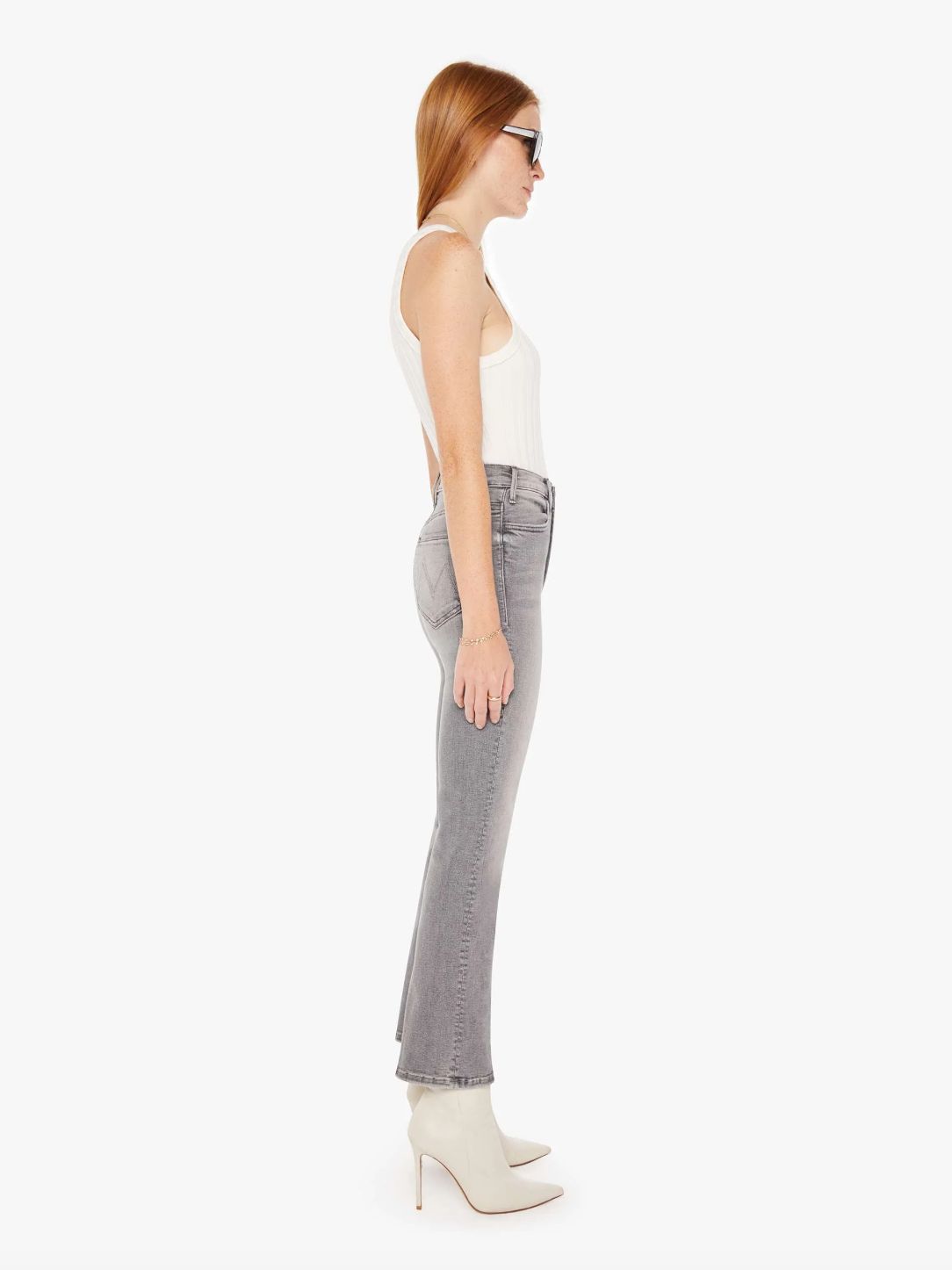 Mother Hustler Ankle Jean in Barely There