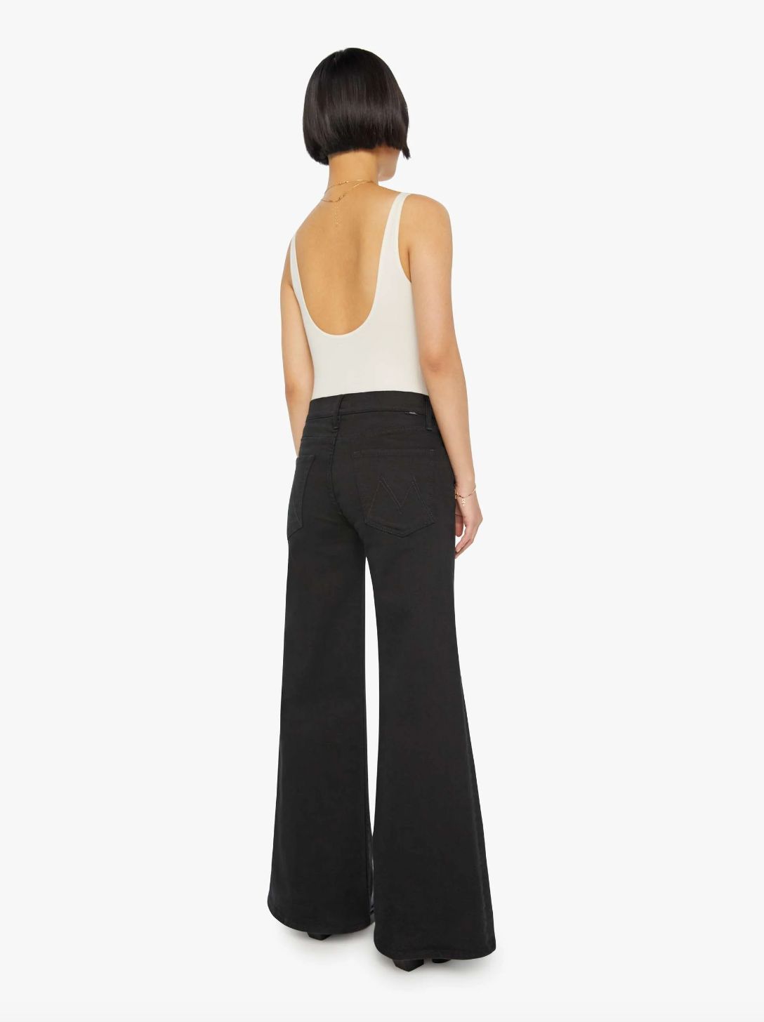 Mother Lil Twister Sneak Jean in Pitch