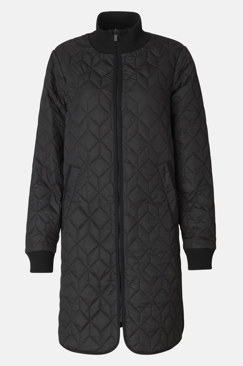 Ilse Jacobsen Padded Quilted Coat, Colour: Black, Size: 36