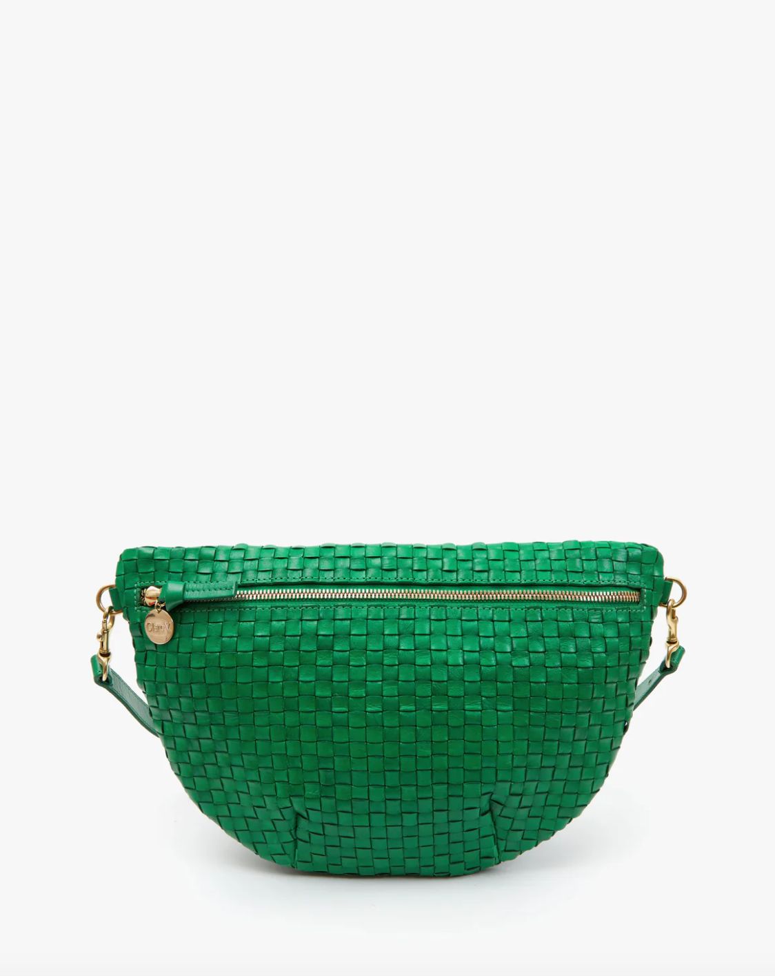 Clare V Grande Fanny in Grass Green