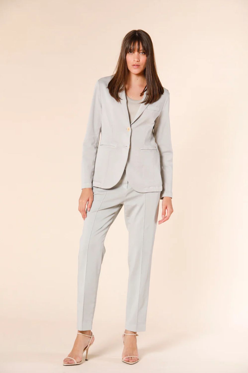 Mason&#39;s Helena Blazer in Grey Jersey