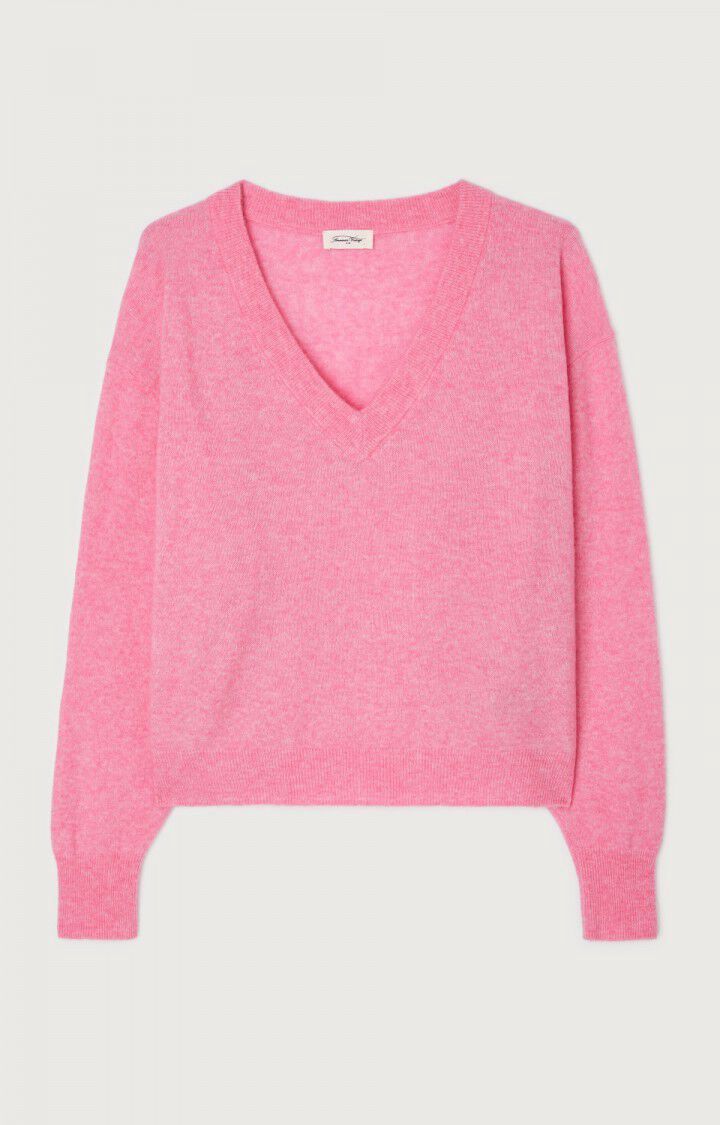 American Vintage Raxow V-neck Sweater in Princess Chine