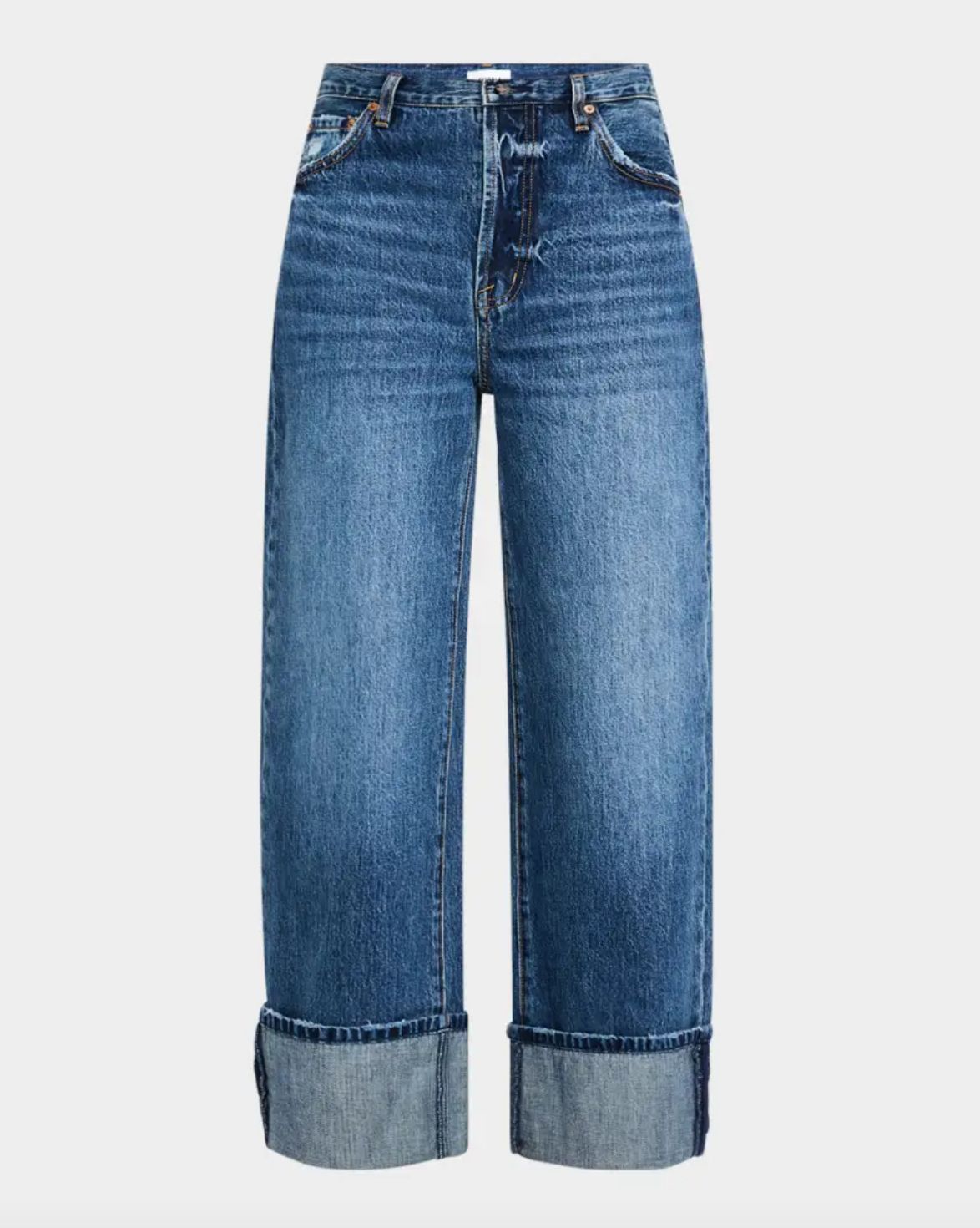 Pistola Ryder High-Rise Cuff Jean in Fulton