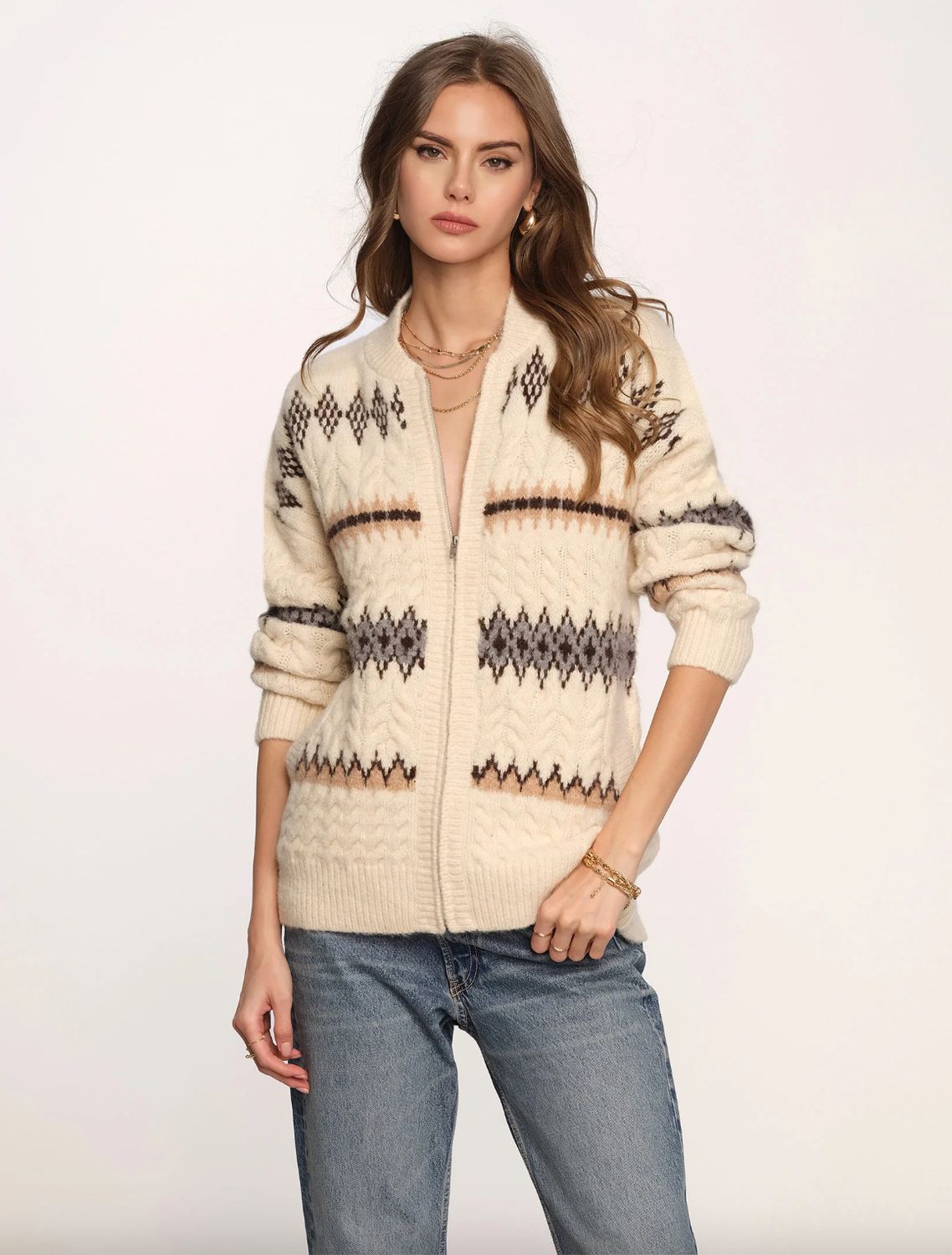 Heartloom Alani Zip-Up Cardi