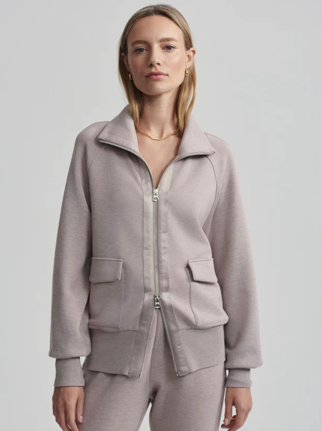 Varley Roxbury Zip-Through Sweatshirt