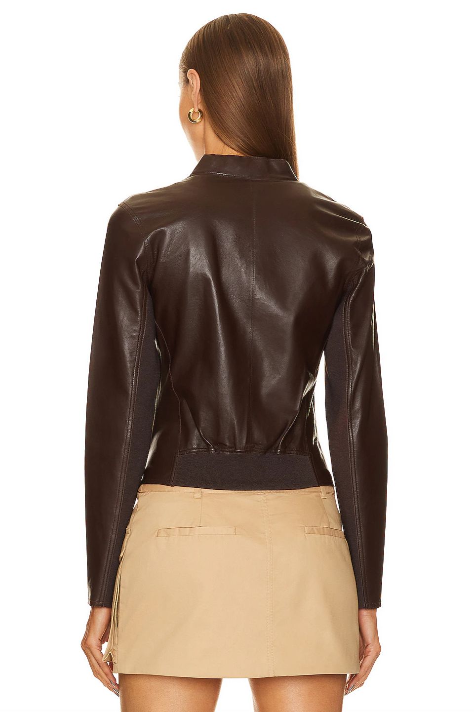 Lamarque Chapin Reversible Leather Bomber Jacket
