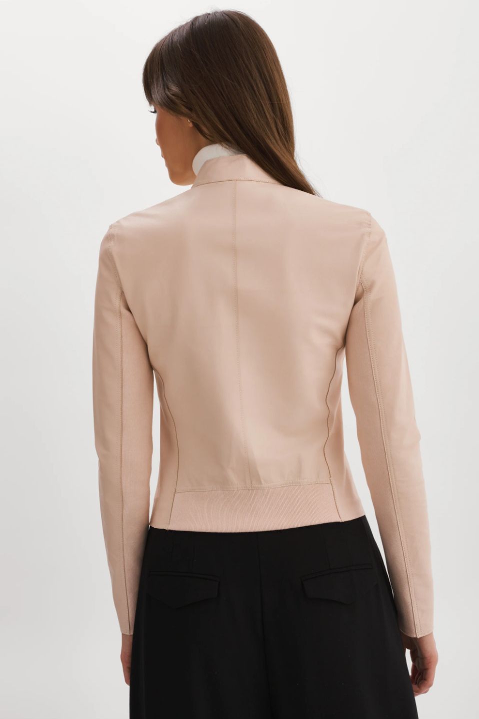 Lamarque Chapin Reversible Leather Bomber Jacket