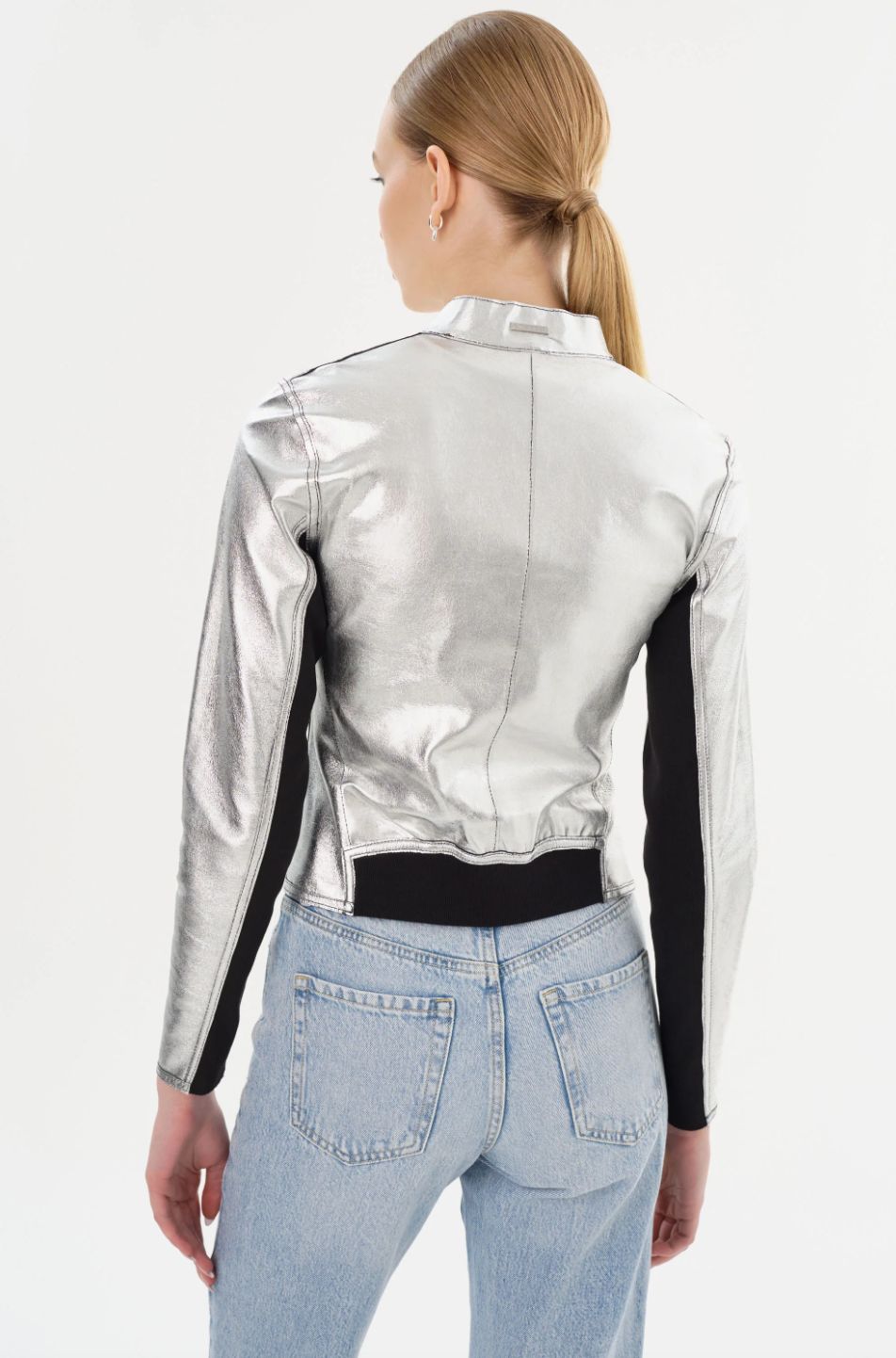 Lamarque Chapin Reversible Leather Bomber Jacket