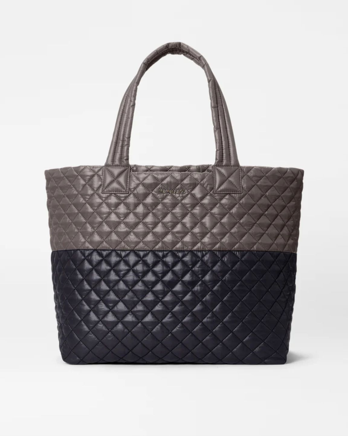 MZ Wallace Large Metro Tote Deluxe  in Black/Magnet
