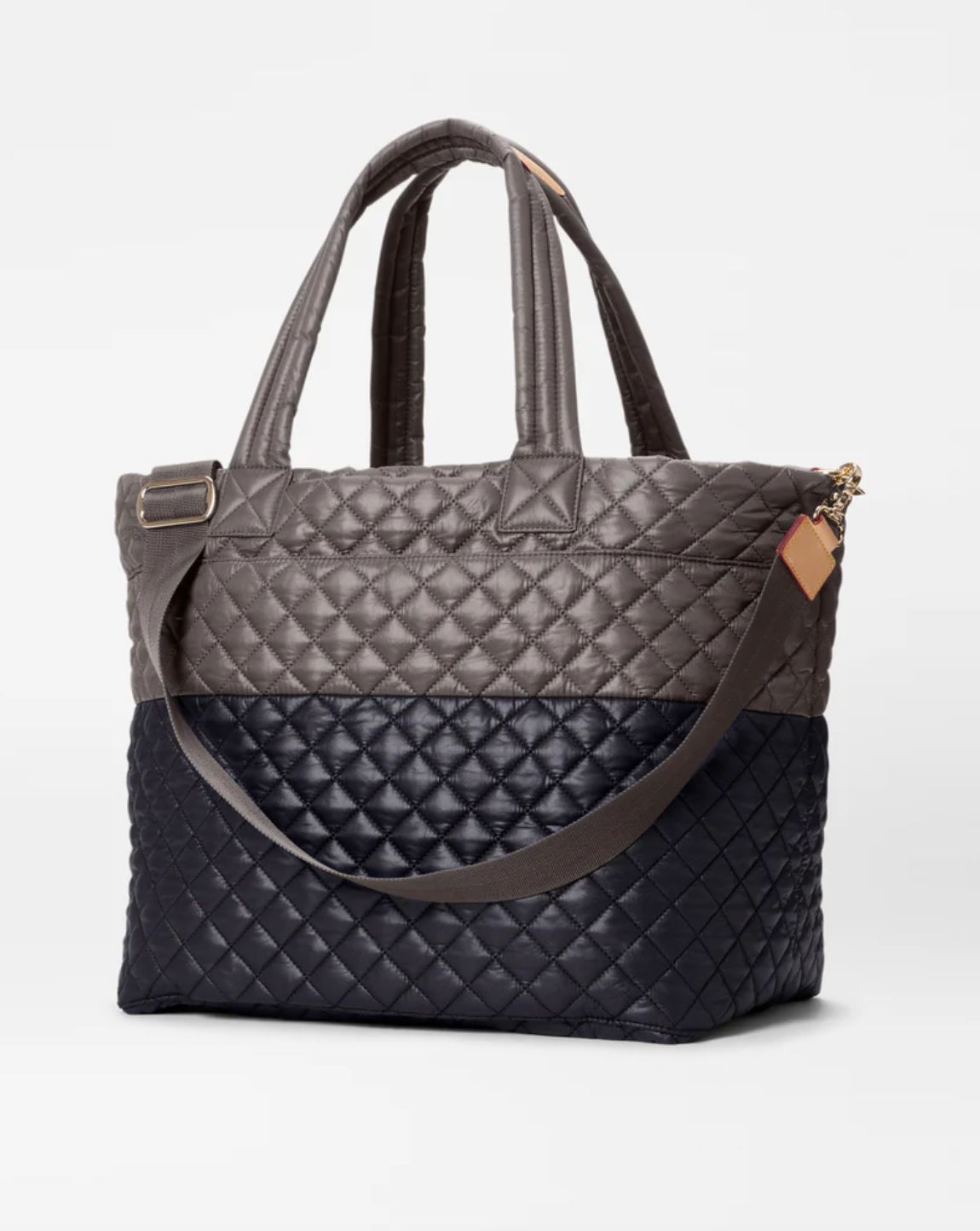 MZ Wallace Large Metro Tote Deluxe  in Black/Magnet