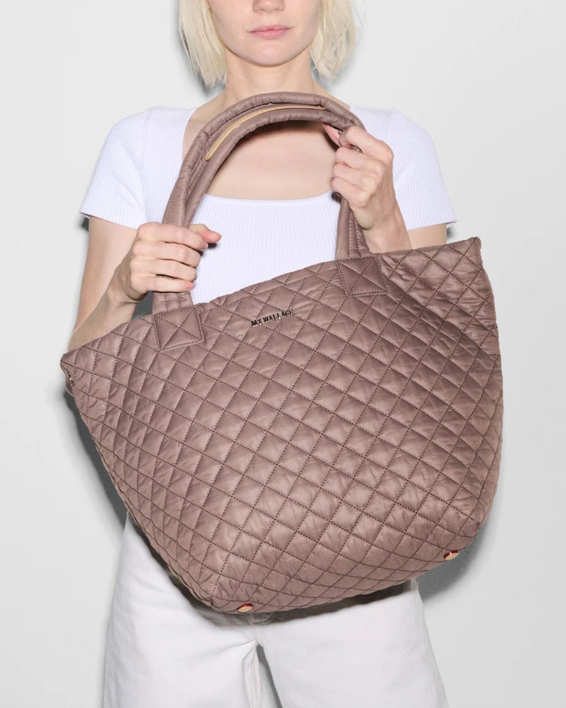 MZ Wallace Medium Metro Tote Deluxe in Mauve
