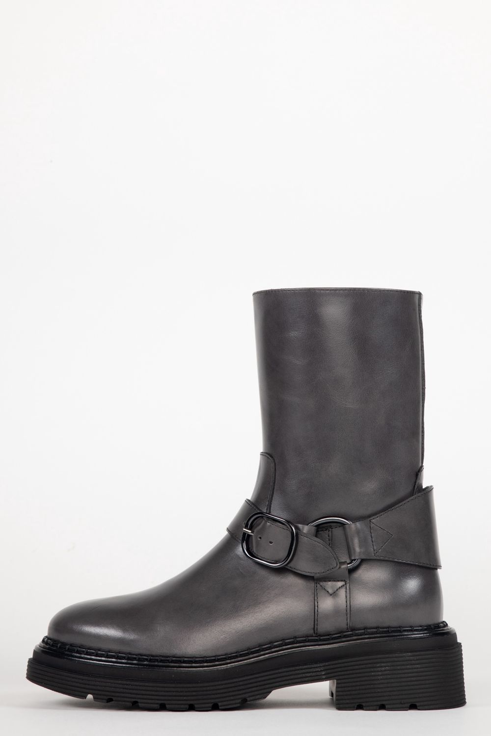 The Homers Siena Buckle Boot in Asphalt