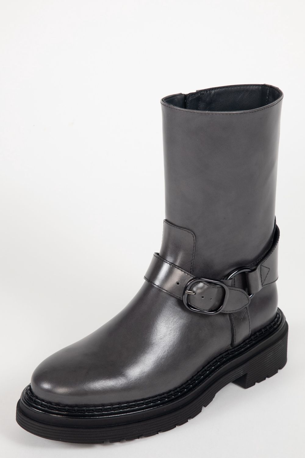 The Homers Siena Buckle Boot in Asphalt