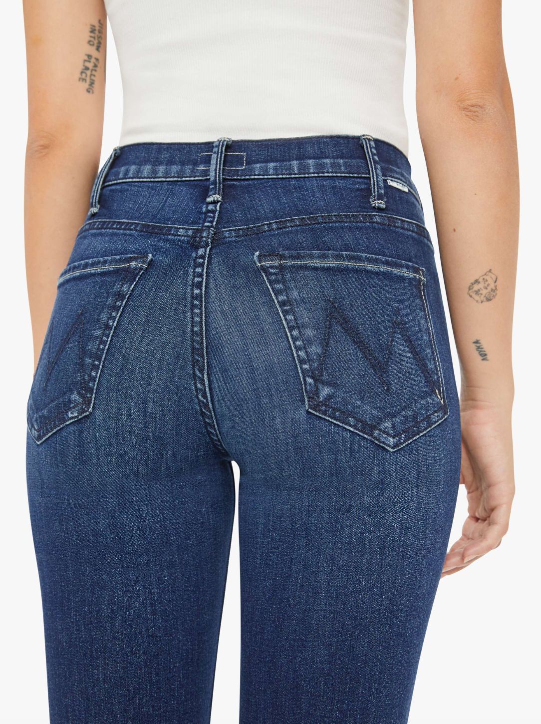 Mother Lil Hustler Ankle Jean in Heirloom