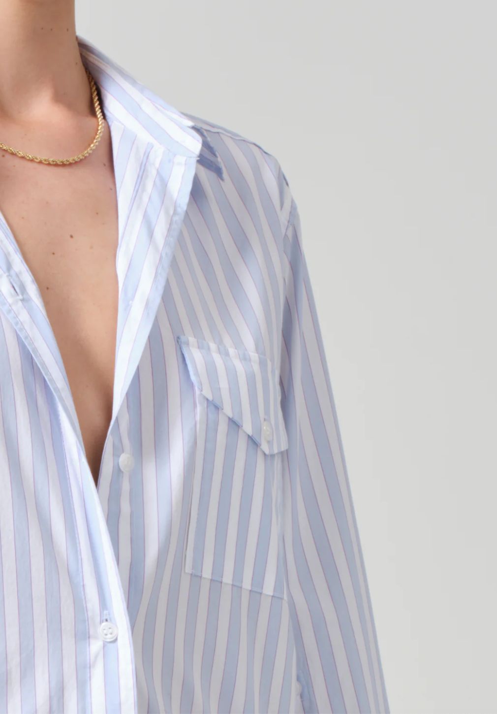 Citizens of Humanity Shay Shirt in French Stripe