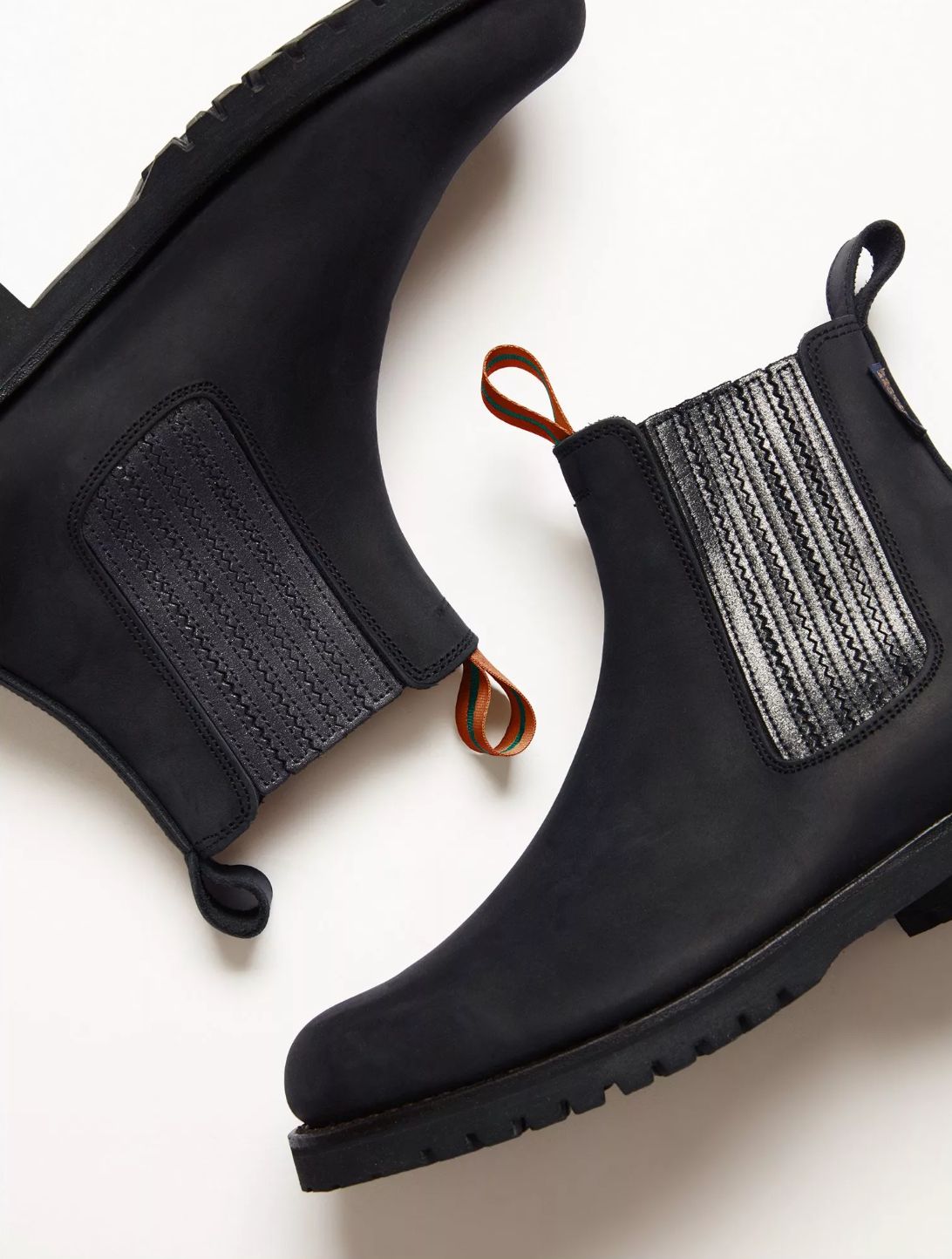 Penelope Chilvers Oscar Leather Boot in Black/Gunmetal