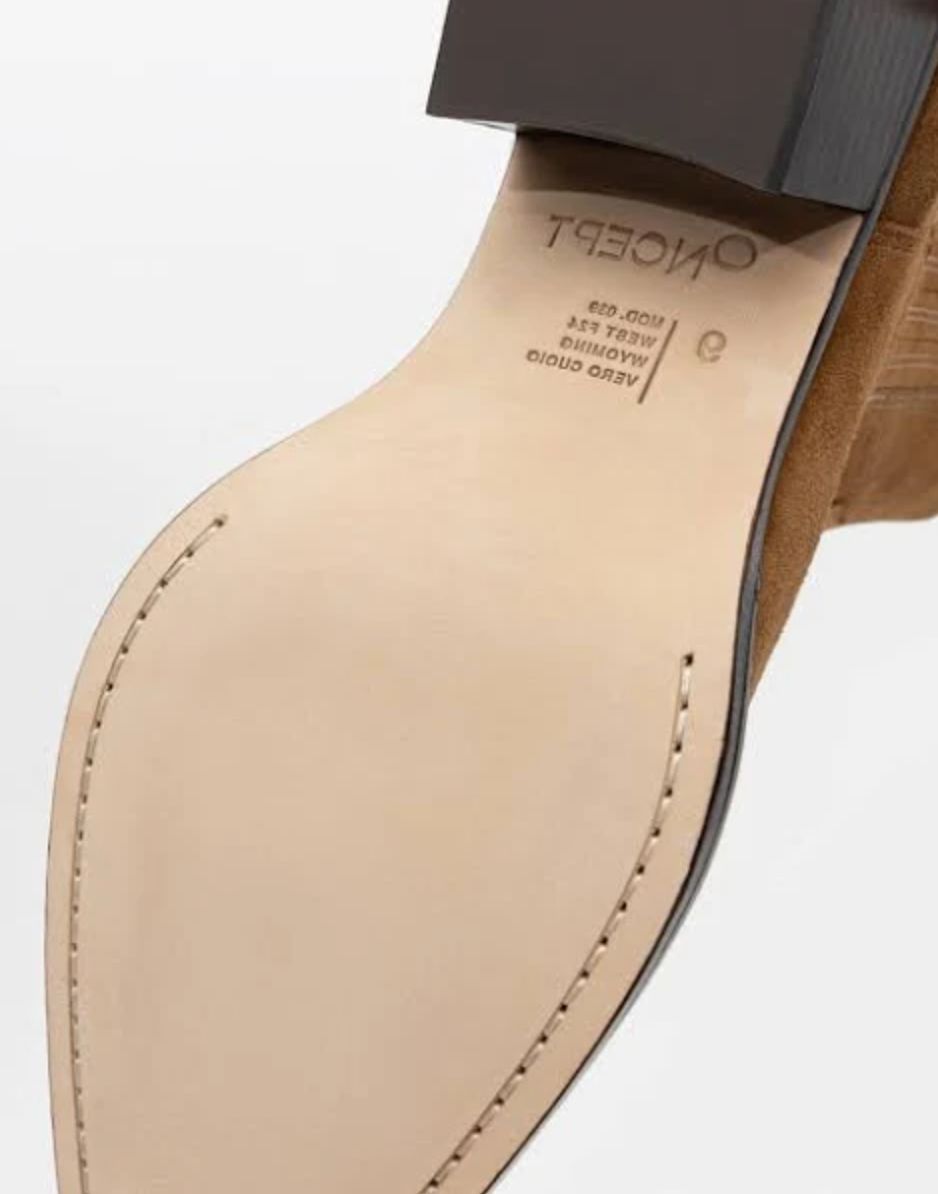 Oncept Wyoming Western Boot in Cognac