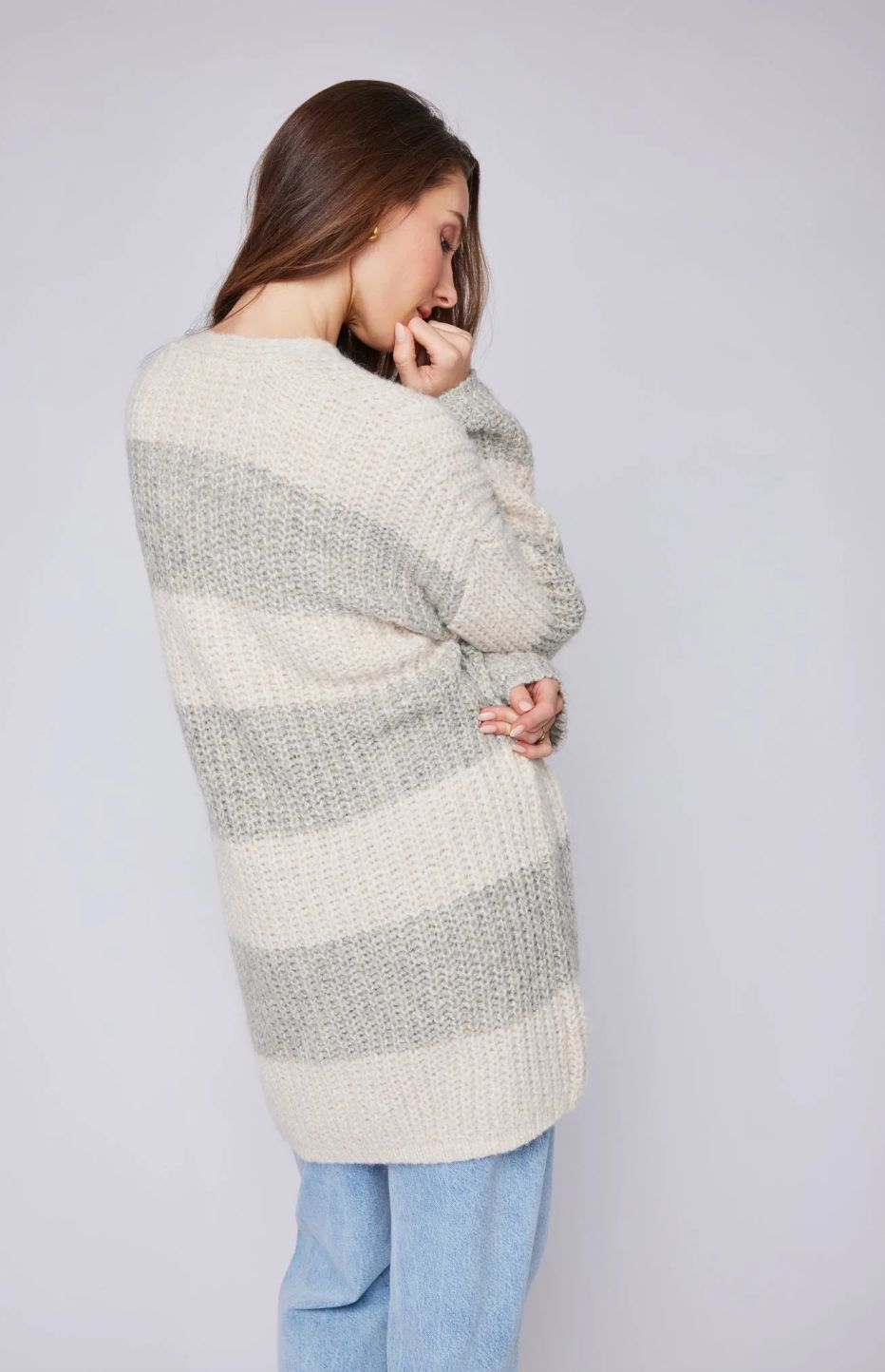 Gentle Fawn Enid Oversized Striped Cardigan