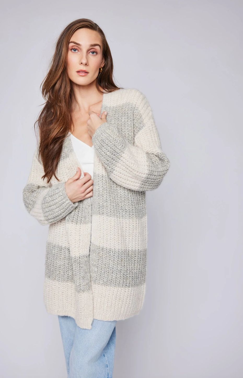 Gentle Fawn Enid Oversized Striped Cardigan