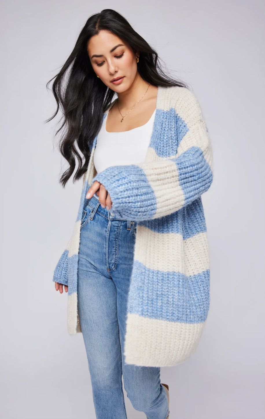 Gentle Fawn Enid Oversized Striped Cardigan