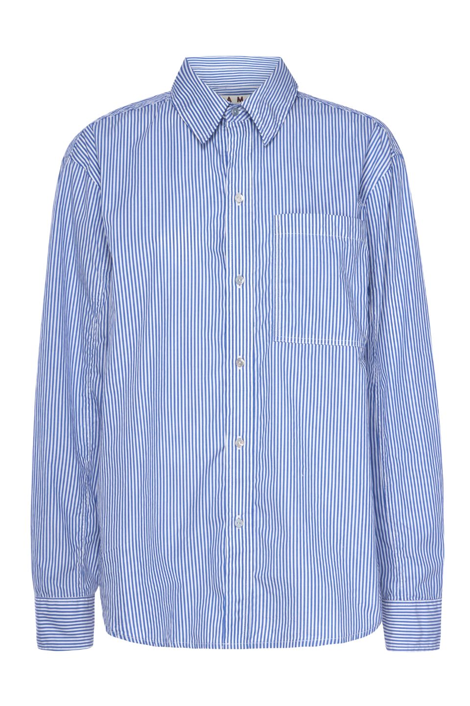 AMO Ruth Oversized Shirt Blue Stripe