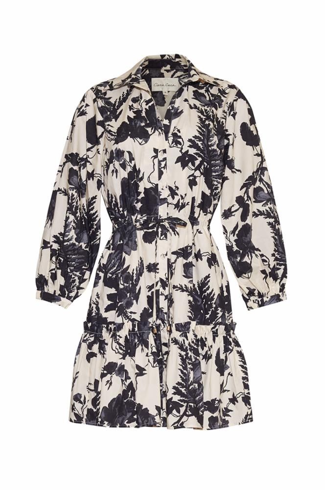 Cara Cara Robin Dress in Rosehip Black