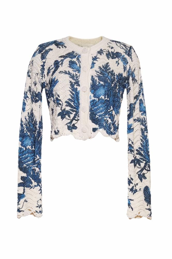 Cara Cara Jolene Cardigan in Rosehip Blue