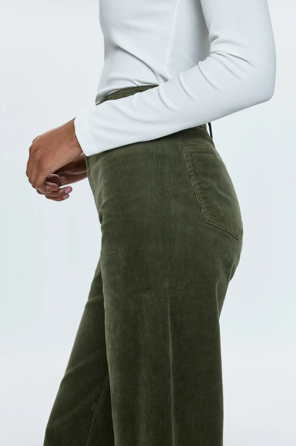 Pistola Penny Crop Cord in Martini