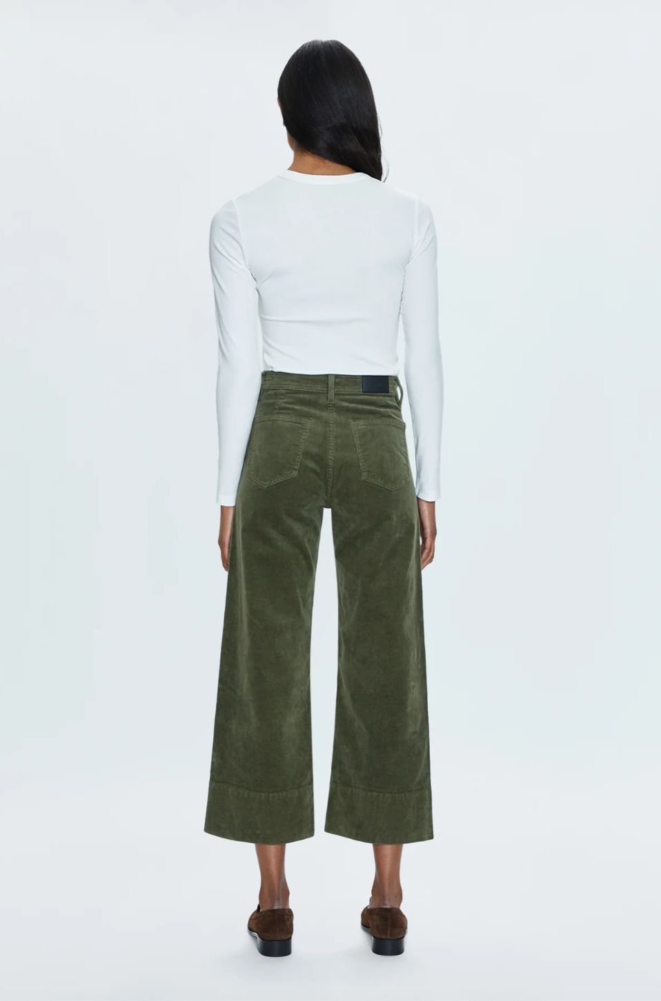 Pistola Penny Crop Cord in Martini