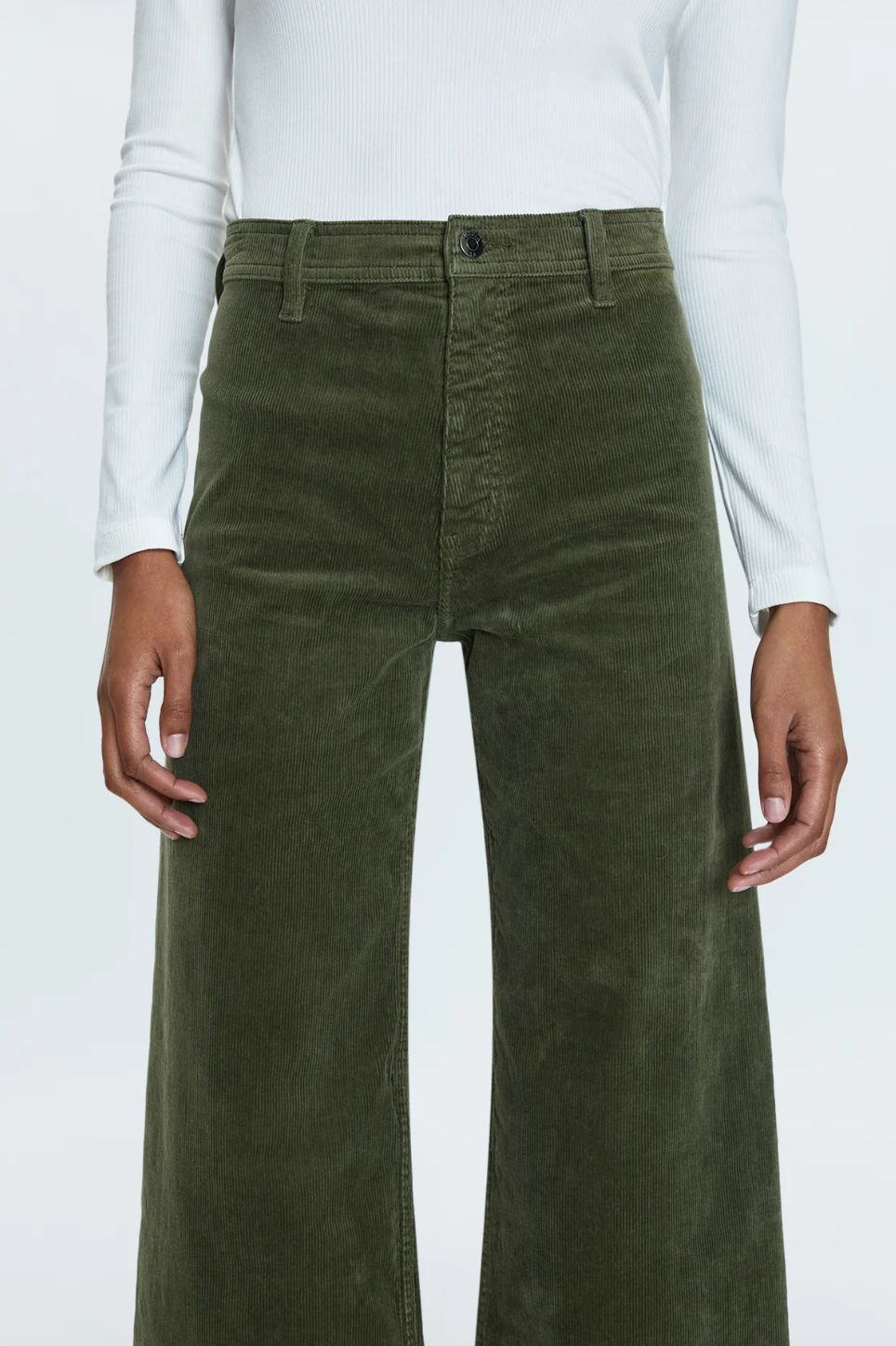 Pistola Penny Crop Cord in Martini